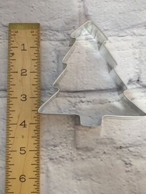 Stainless Steel Christmas Tree Cookie Cutter - Silver